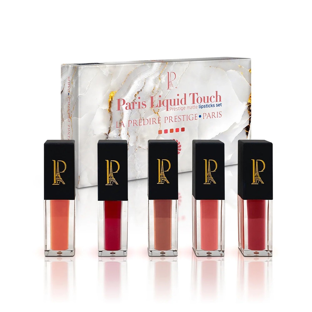 La Prestige Paris Liquid Touch Prestige Matte Lipstick Set 5 Piece New Sealed